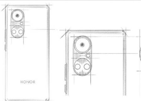 荣耀50系列曝光，极具辨识度的背面设计非常抢眼